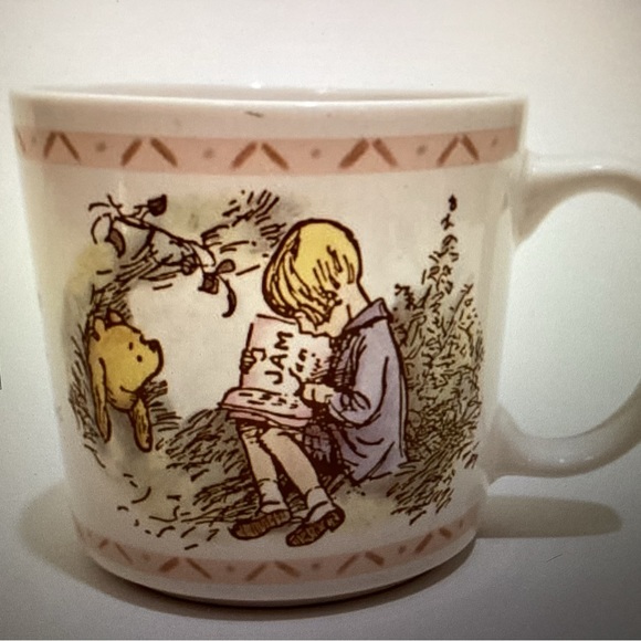 Disney Classic Charpente Winnie the Pooh Piglet Christopher Robin coffee mug - Picture 1 of 6